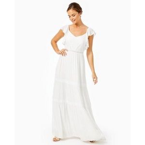 Lilly Pulitzer Resort White Ivie Maxi Dress